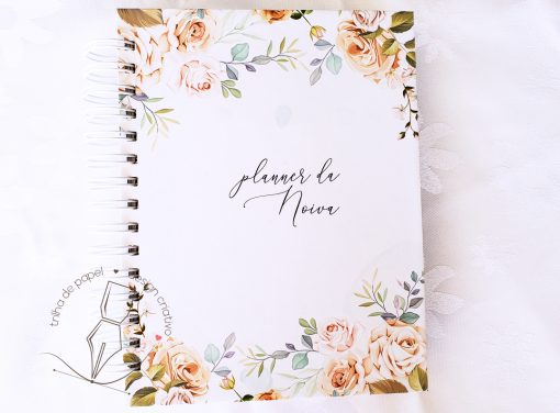 Capa Planner Noiva Floral